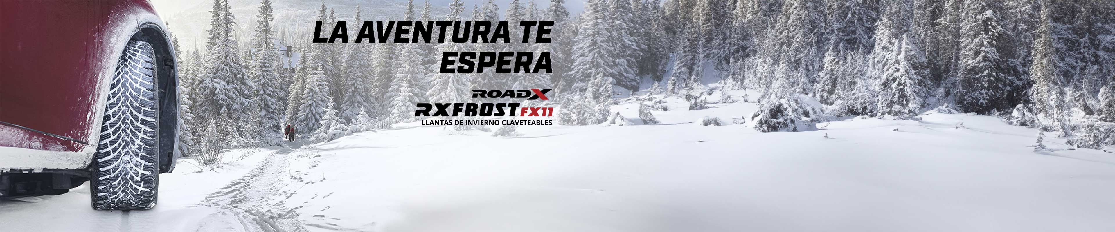 La Aventura Te
Espera, RoadX RXFrost FX11 Llantas de Invierno Claveteables